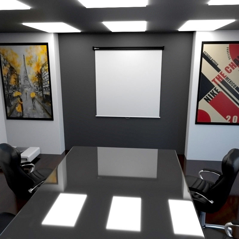 Pantalla de Proyección Motorizada 120" 4:3 Blanco Mate – Modelo KPS-503 – Klip Xtreme