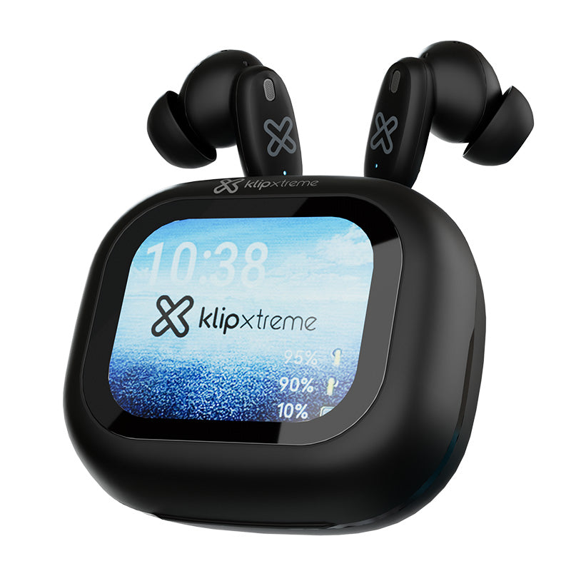 Audífonos True Wireless con ANC y micrófono ENC – Klip Xtreme DynaBuds – KTE‑800 – Negro