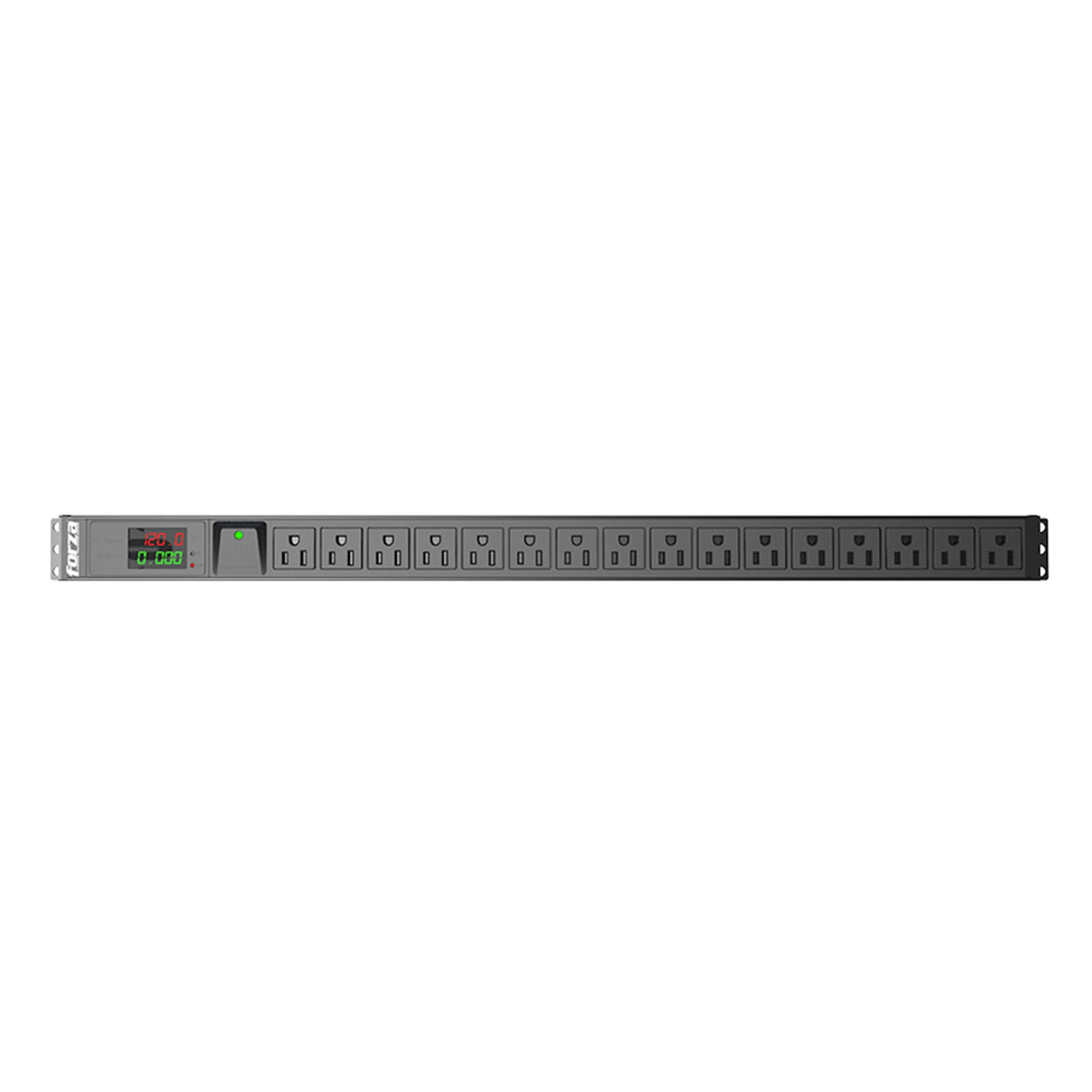 Unidad de Distribución de Energía Forza FPD-1611M0U – Rack / 16 Tomas NEMA / 100–200V / LCD / Protección Total