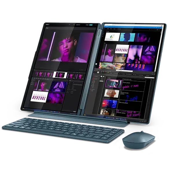 Laptop 2 en 1 Lenovo YOGA Book 14" OLED | Intel Core Ultra 7, 16GB RAM, 1TB SSD, Windows 11 Home