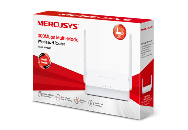 Router Inalámbrico 2.4GHz Mercusys – MW302R