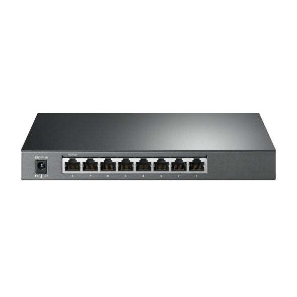 Switch TP-Link JetStream TL-SG2008 – 8 Puertos Gigabit / PoE / Omada SDN / VLAN / QoS / Gestión WEB-CLI-SNMP