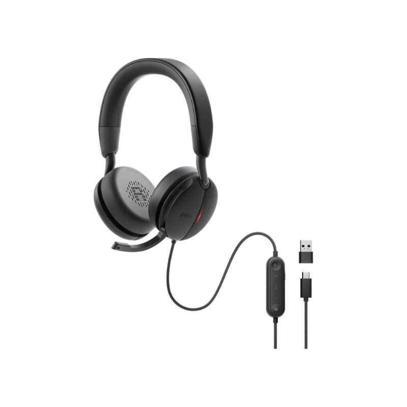 Headset Dell Pro Plus WH5024‑DWW – USB‑C – Negro
