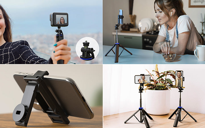 Xtech Snap Flex XSS-211 – Selfie Stick 3-en-1 con Trípode y Bluetooth