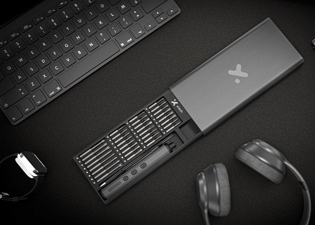 Kit de herramientas 68 en 1 Destornilladores de precisión – Estuche portátil – Negro Xtech XTA‑821