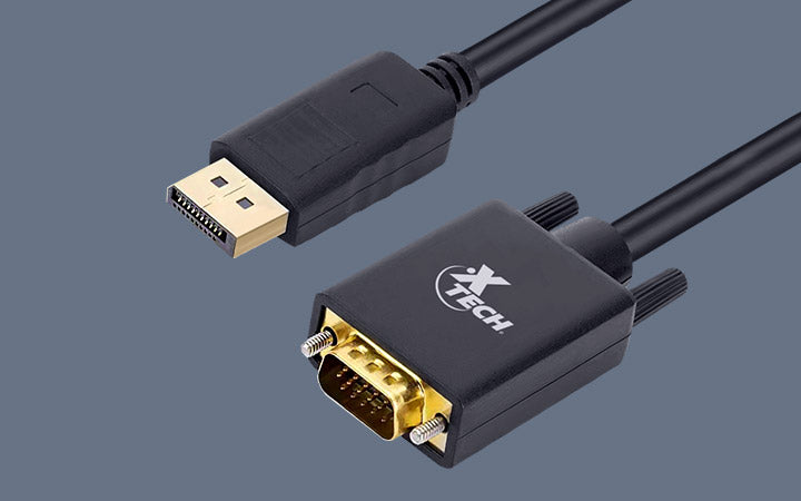 Cable DisplayPort/VGA Xtech XTC-377 Negro