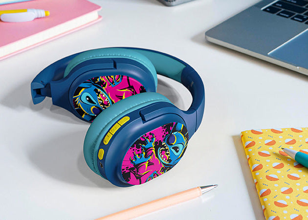 Auriculares Inalámbricos Disney Stitch Xtech XTH-D366ST – Bluetooth v5.3 / Micrófono / Plegables