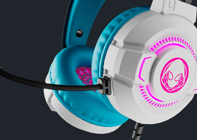 Auriculares Gaming Cableados Xtech Ghost Spider / LED / Micrófono / 50mm