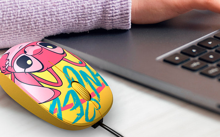 Mouse con cable Xtech – Edición Stitch