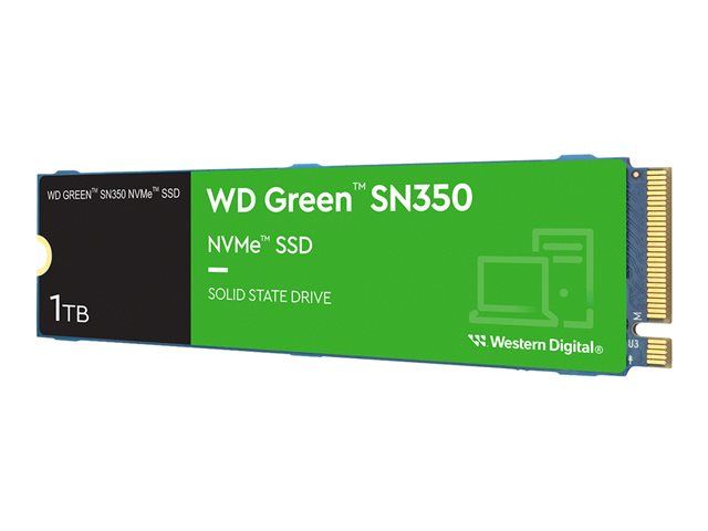 SSD Interno WD Green SN350 / 1TB / M.2 PCIe Gen3 x4 NVMe