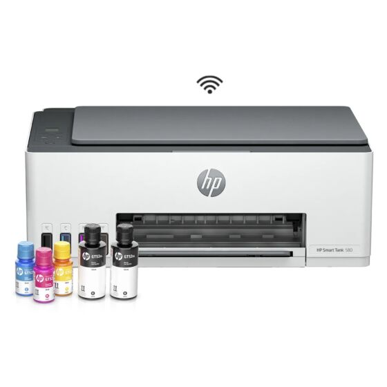 Impresora Multifunción Inkjet Colo HP Smart Tank 580 / Tanque de Tinta / Wi-Fi / 1F3Y2A#AKY