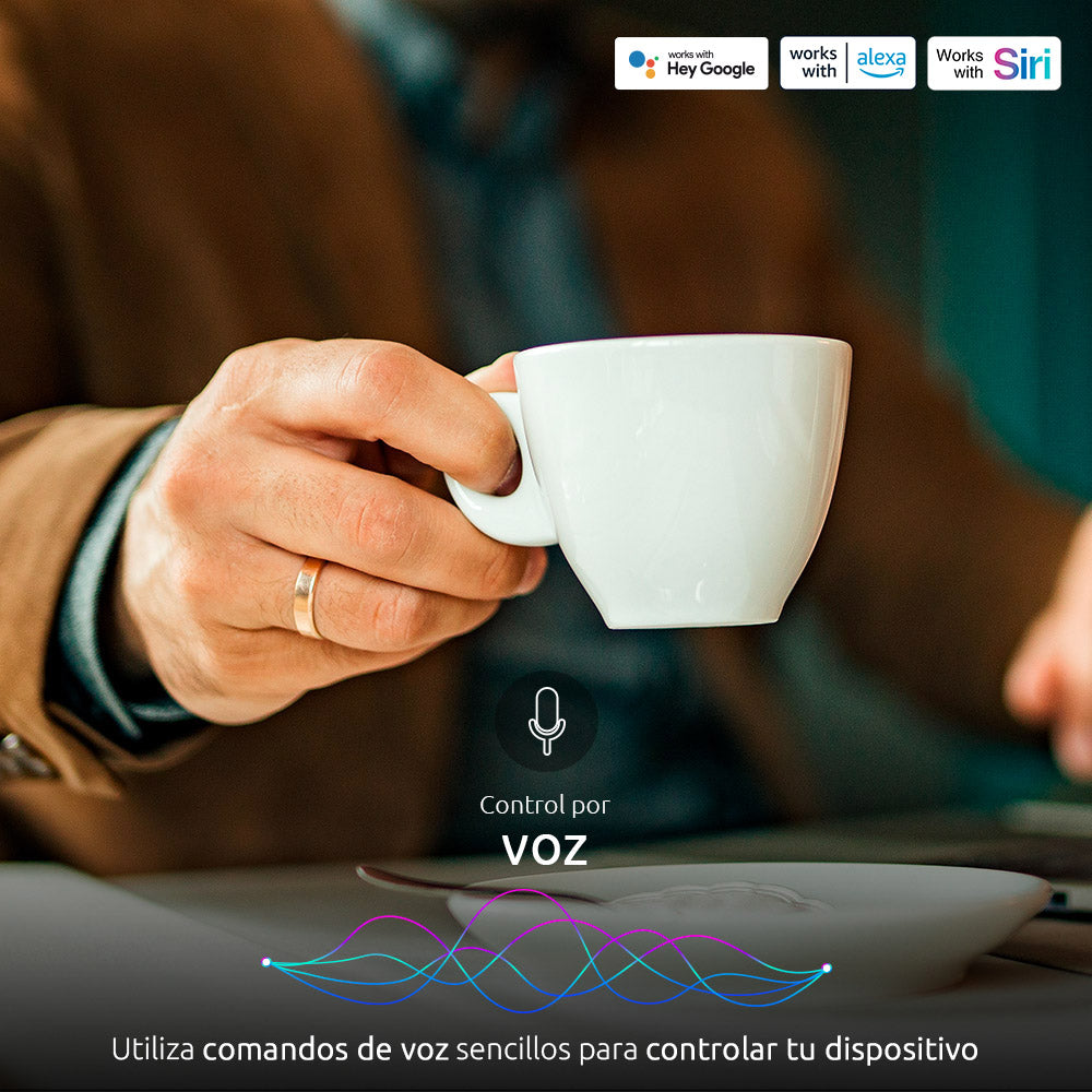 Regleta Inteligente Wi‑Fi Nexxt Solutions NHP‑E610 – 4 Tomas + 4 Puertos USB – 1875W – Compatible Alexa/Google