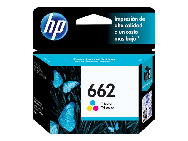 Cartucho de Tinta Color HP 662 – Original – CZ104AL