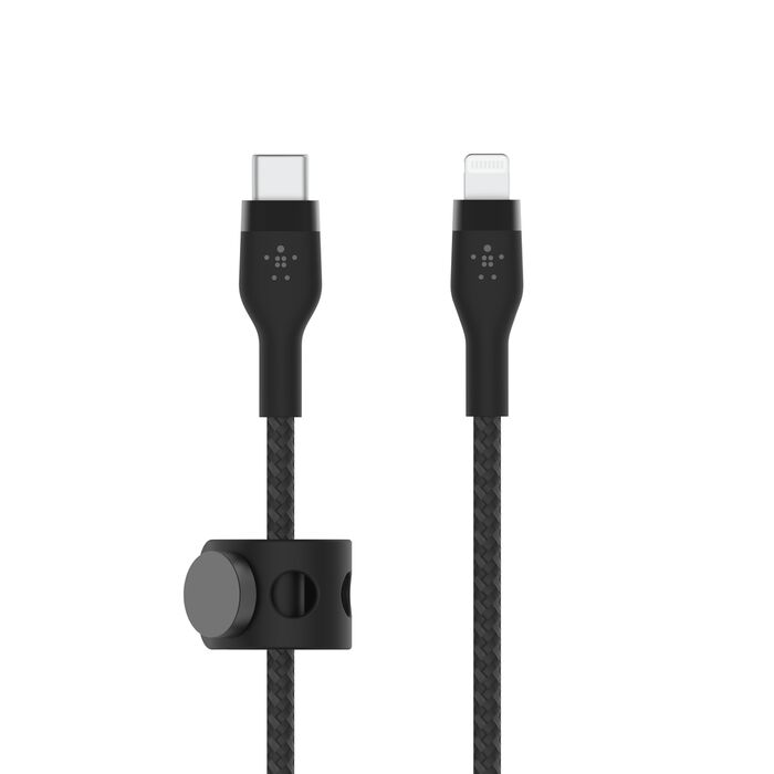Cable USB-A a Lightning Belkin CAA010bt1MBK BoostCharge PRO Flex 1m Negro