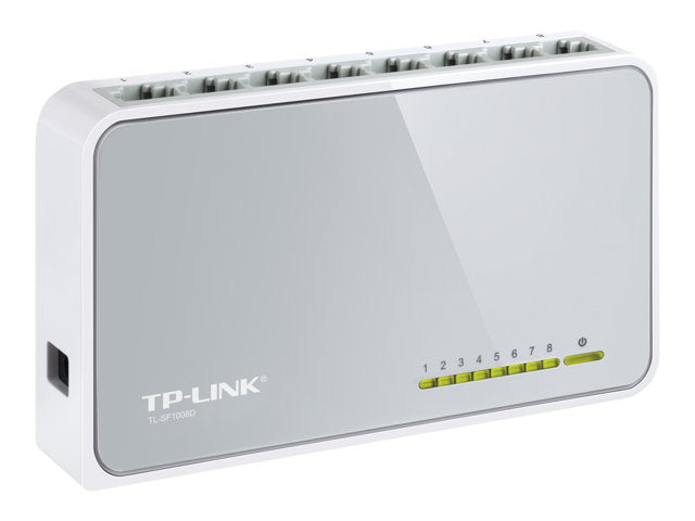 Switch No Gestionado Fast Ethernet 8 Puertos TP-Link TL-SF1008D Escritorio
