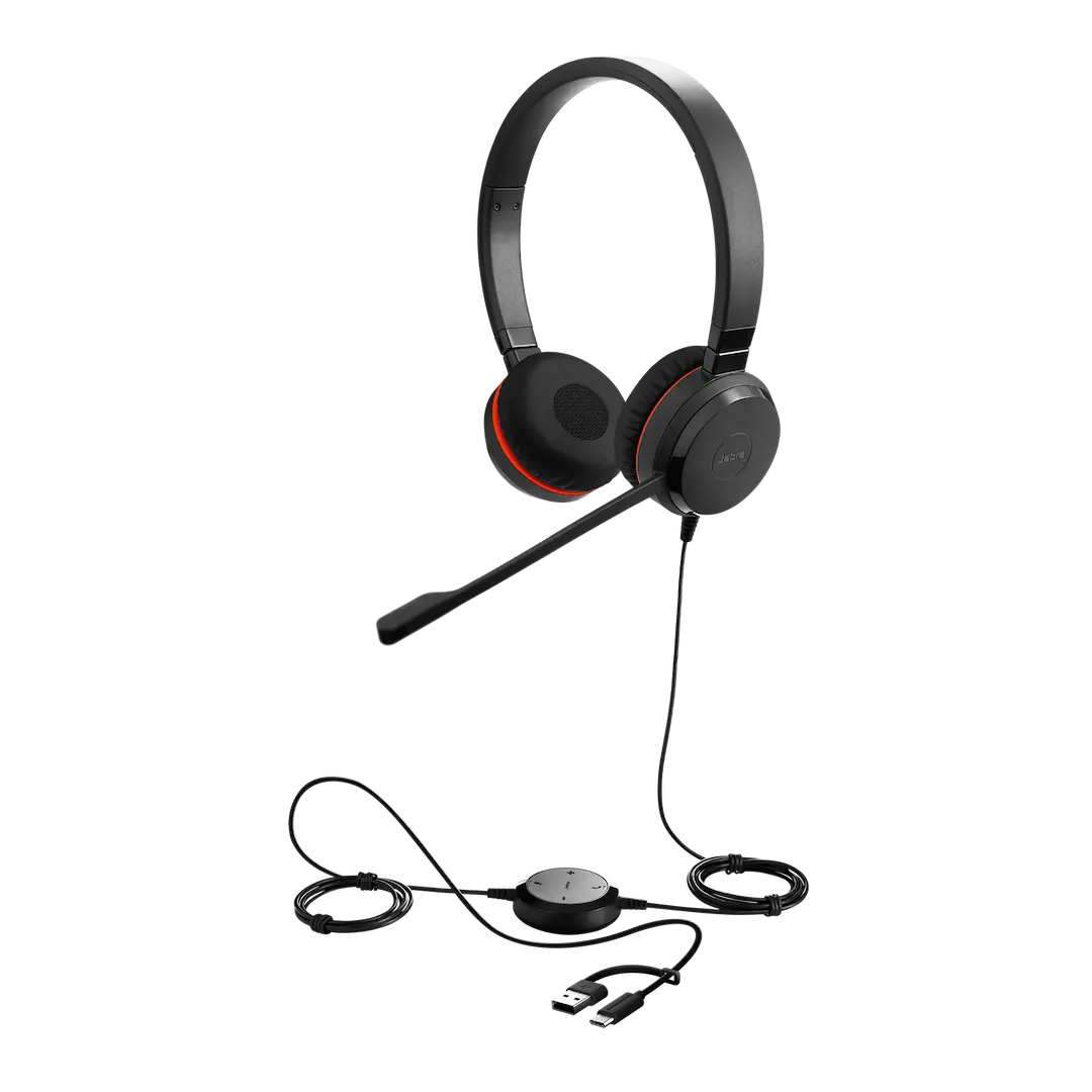Audífonos Jabra Evolve 30 II, USB y Jack 3.5 mm
