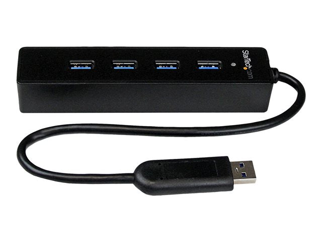 Hub USB 3.0 Super Speed 4 Puertos Portátil Negro StarTech.com – ST4300PBU3