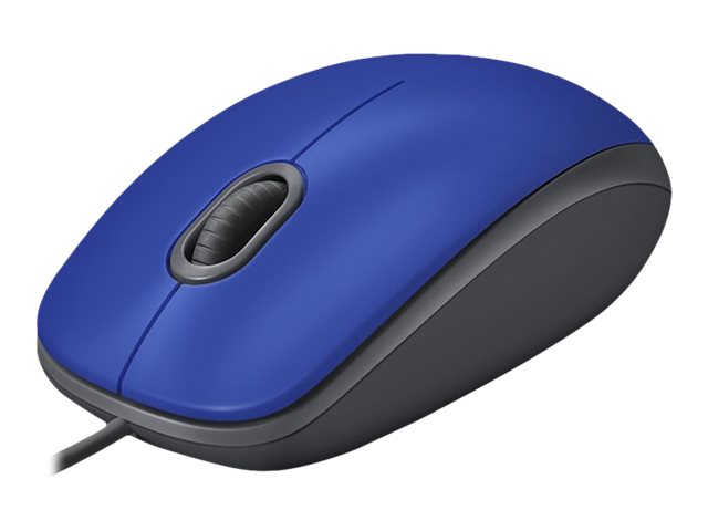 Mouse Alámbrico Silencioso Logitech M110 – Azul (910-006662)