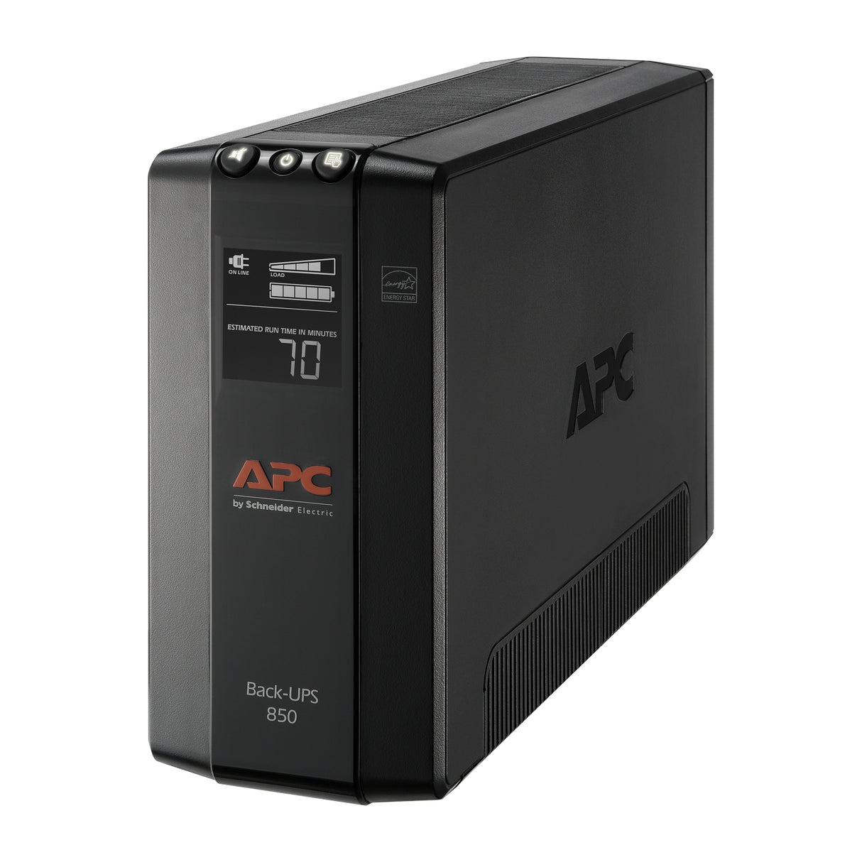 UPS APC Back-UPS Pro BX850M-LM60, 850VA, pantalla LCD, USB, modo verde