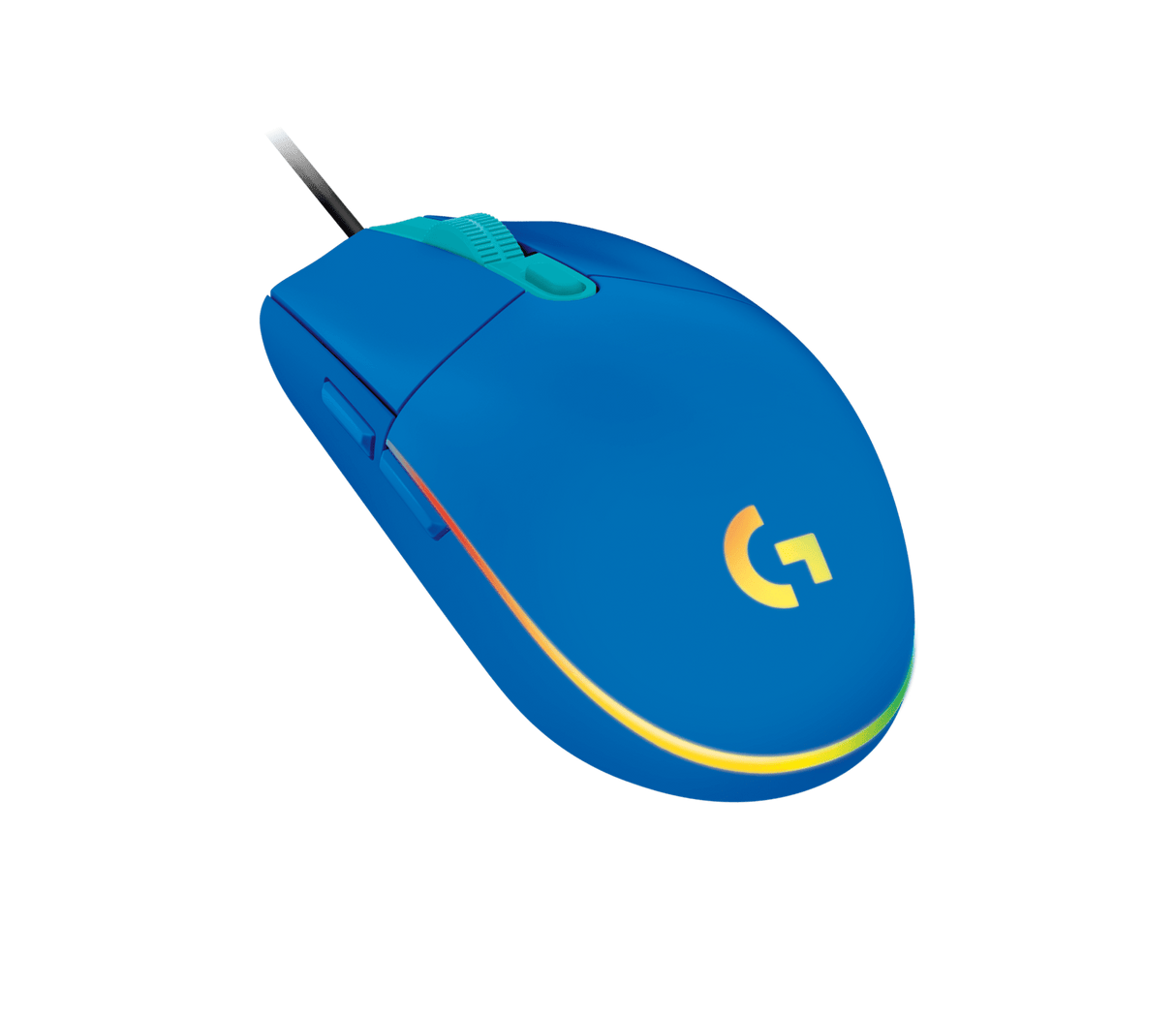 Mouse Gaming Logitech G203 LIGHTSYNC – 6 Botones Azul (910-005791)