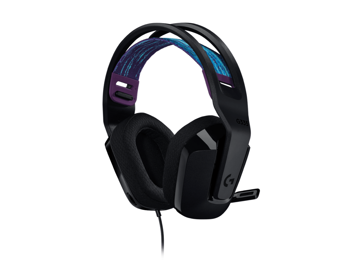 Auriculares Gaming Cableados Logitech G G335 / 3.5 mm / Micrófono / Negros