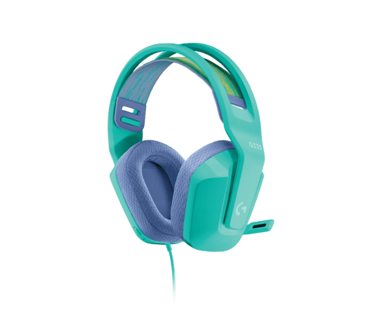 Auriculares Logitech G335 – Gaming Cableados, 3,5 mm, Certificado Discord, Color Menta