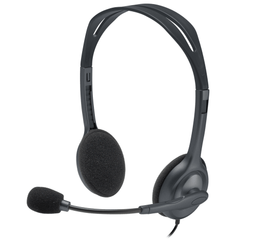 Auriculares Logitech Stereo H111 – On-Ear, Cableados 3.5 mm, Sonido Estéreo