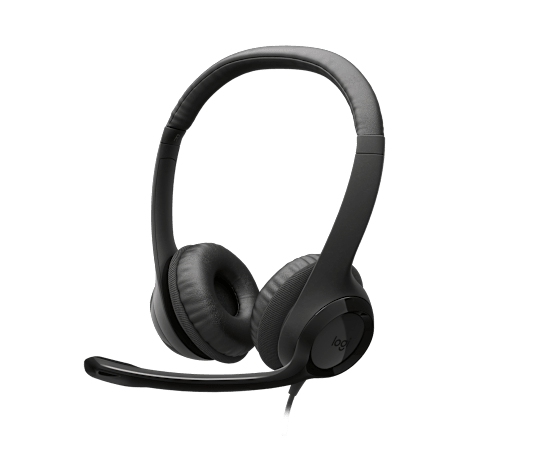 Auriculares Logitech H390 – Diadema – USB‑C – Micrófono con Cancelación de Ruido – Controles Integrados