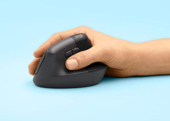Ratón Vertical Ergonómico Inalámbrico Logitech Lift – Grafito (910-006466)