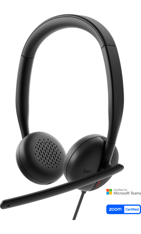 Audífonos Alámbricos USB-C Dell WH3024 – Negros (WH3024-DWW)