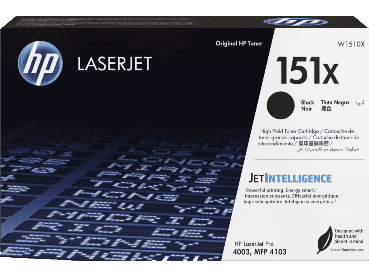 Cartucho de Tóner Negro – HP 151X LaserJet – Original – W1510X