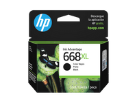 Cartucho Original de tinta HP Advantage 668XL, negro
