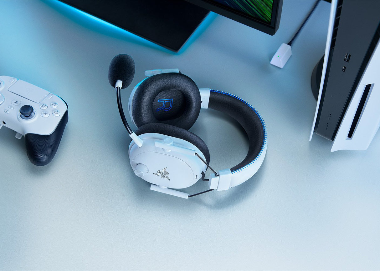 Audífonos Gamer Inalámbricos Razer BlackShark V3 Pro – PlayStation – ANC + THX Spatial Audio – Blancos
