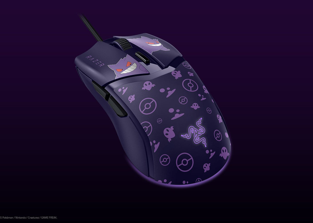 Mouse gaming – Razer Cobra Gengar Edition – Chroma RGB – 8500 DPI – Diseño exclusivo Pokémon