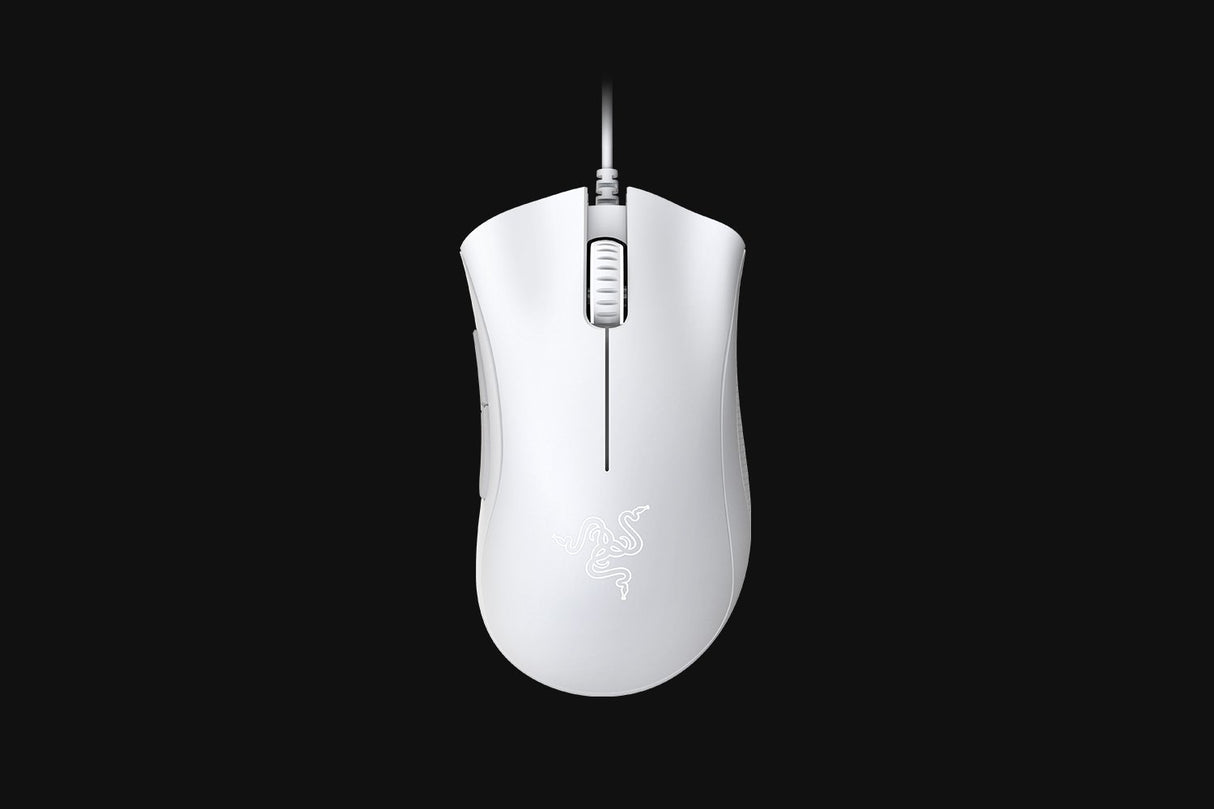 Ratón Razer DeathAdder Essential Blanco – Ergonómico / Óptico / Cableado – RZ01-03850200-R3U1