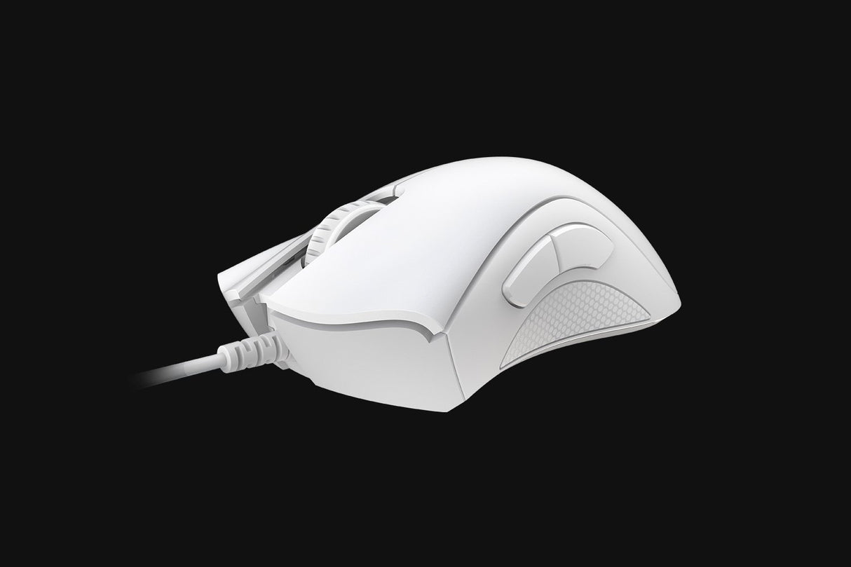 Ratón Razer DeathAdder Essential Blanco – Ergonómico / Óptico / Cableado – RZ01-03850200-R3U1