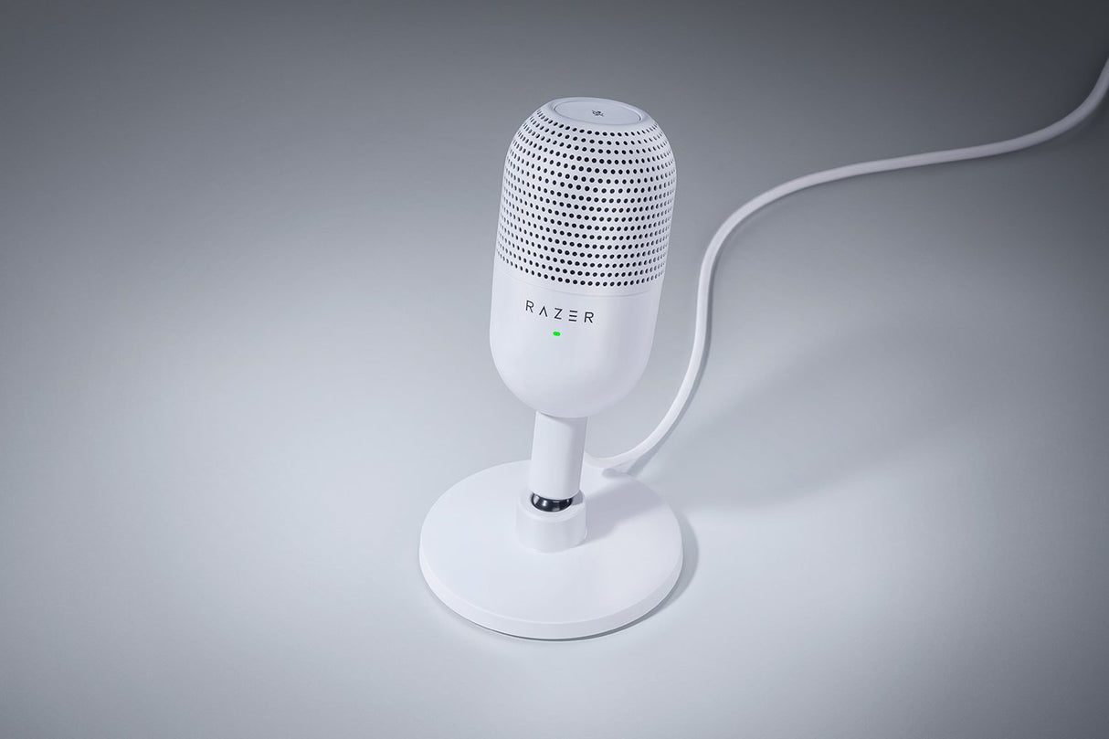 Micrófono USB Compacto para Streaming Razer Seiren V3 Mini Blanco Mercurio