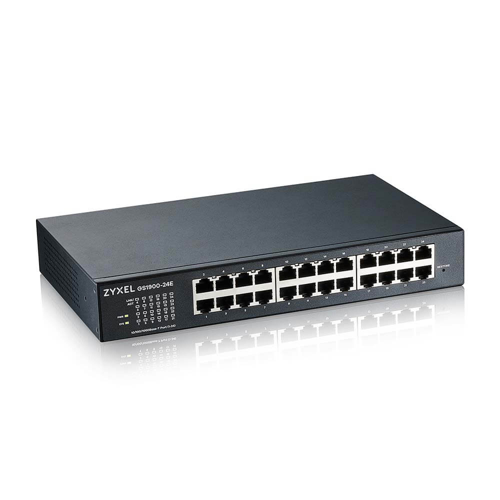 Switch Inteligente Gigabit 24 Puertos ZyXEL GS1900-24E