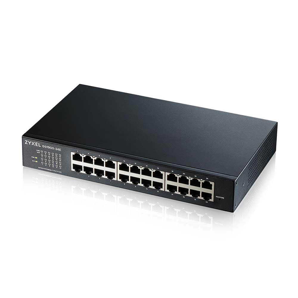 Switch Inteligente Gigabit 24 Puertos ZyXEL GS1900-24E