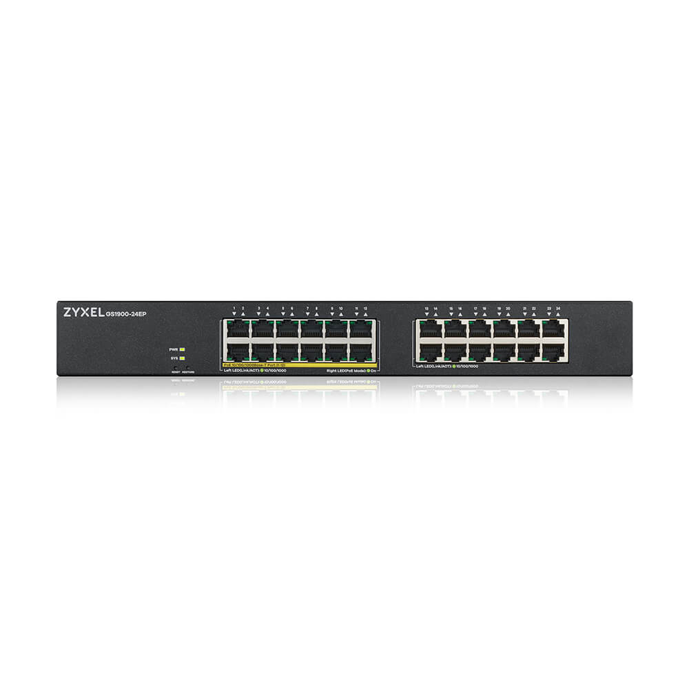 Switch Gigabit PoE+ de 24 Puertos ZyXEL GS1900-24EP