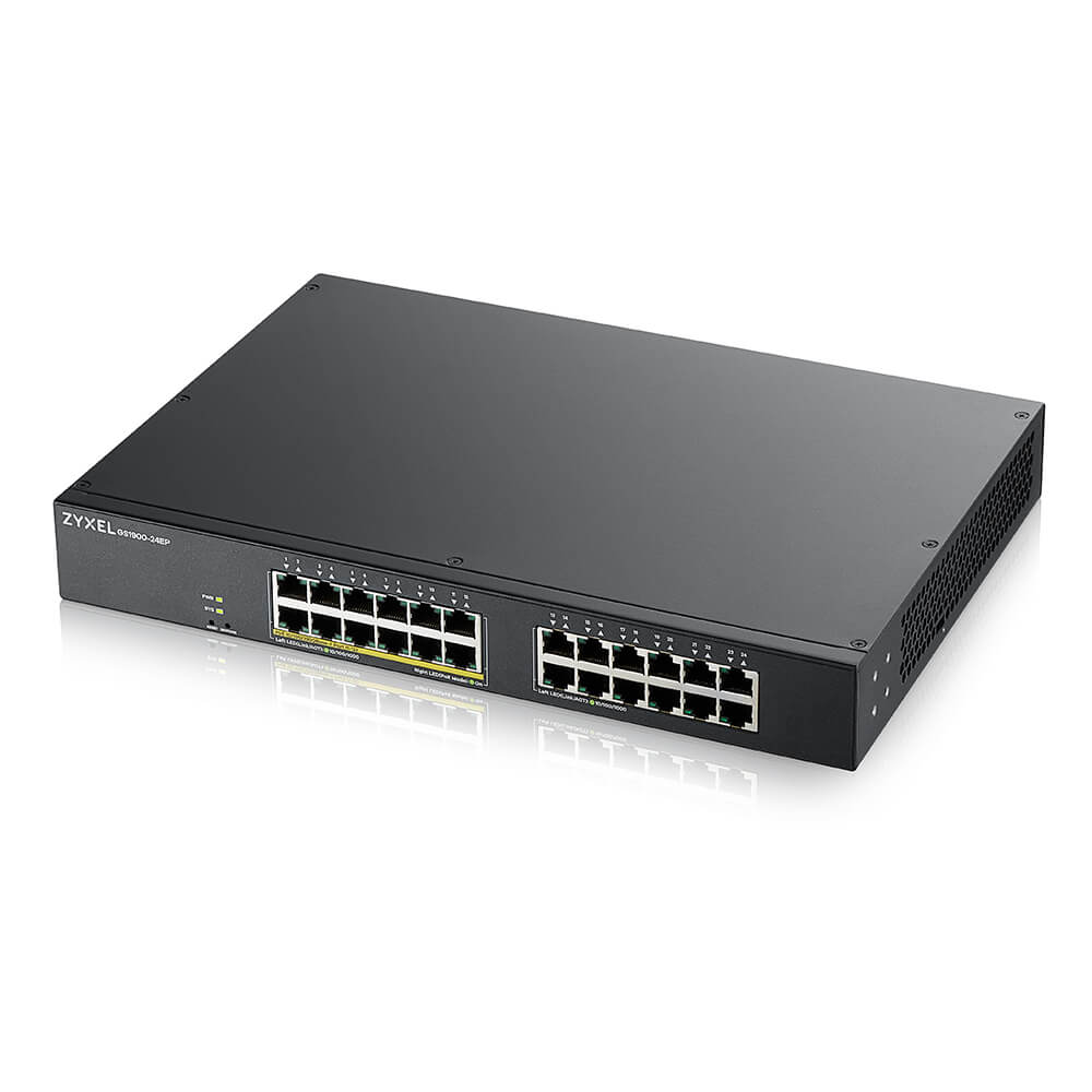 Switch Gigabit PoE+ de 24 Puertos ZyXEL GS1900-24EP