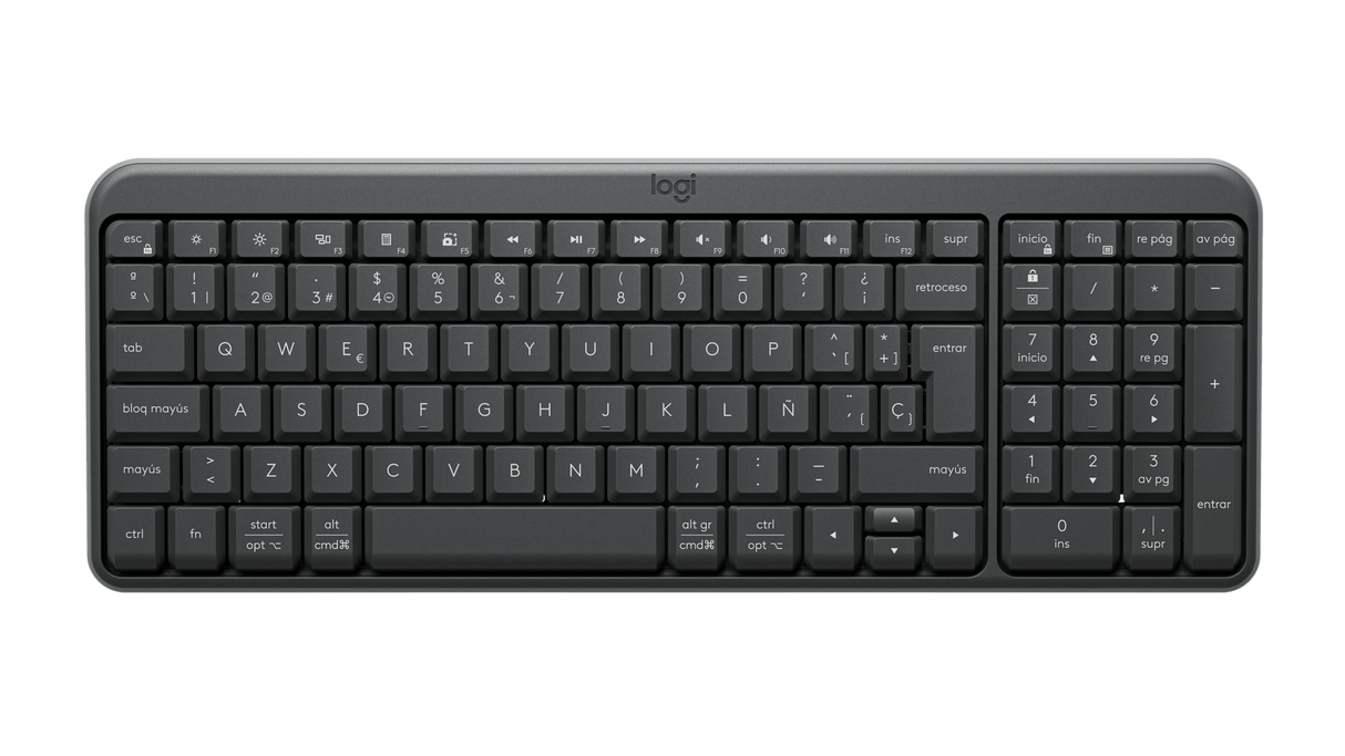 Teclado Inalámbrico Logitech K250 Bluetooth Graphite 920-013445