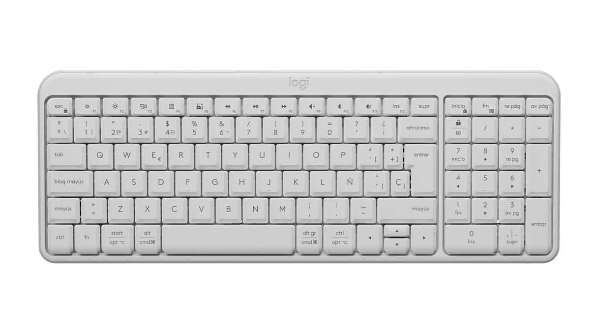 Teclado Inalámbrico Bluetooth Blanco K250 – Modelo 920-013447 – Logitech
