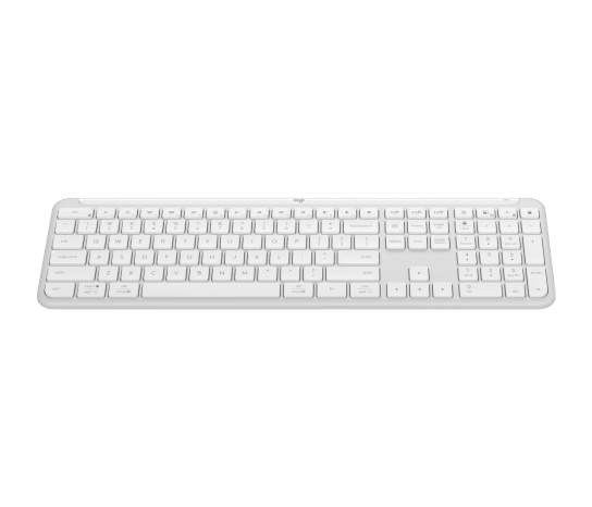 Teclado Inalámbrico Logitech Signature Slim K950 – Español Blanco Hueso (920-012593)