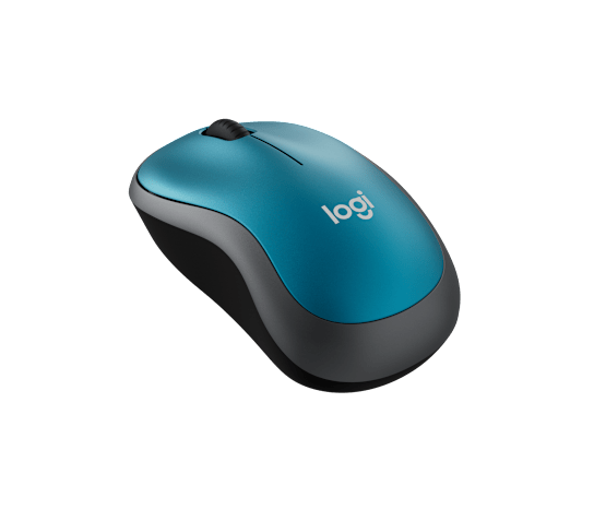 Ratón Inalámbrico Ambidextro Logitech M185 Azul – 910-003636