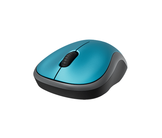 Ratón Inalámbrico Ambidextro Logitech M185 Azul – 910-003636