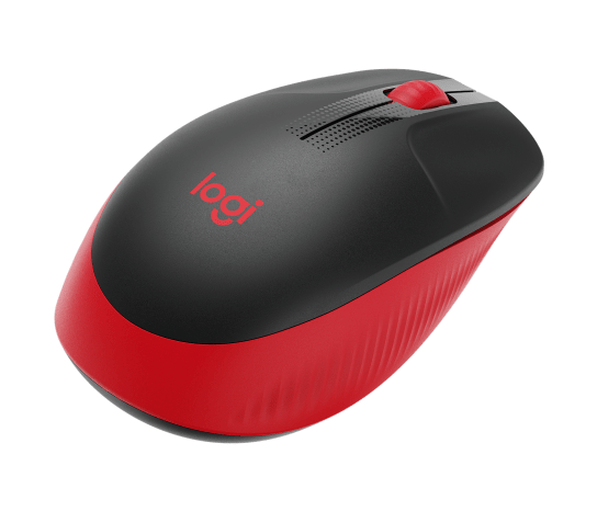 Mouse Óptico Inalámbrico Logitech M190 – 3 Botones Rojo (910-005904)