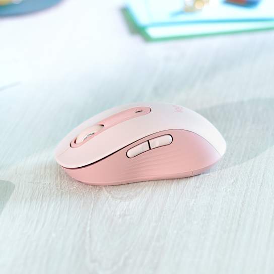 Ratón Inalámbrico Logitech Signature M650 – Rosado (910-006251)