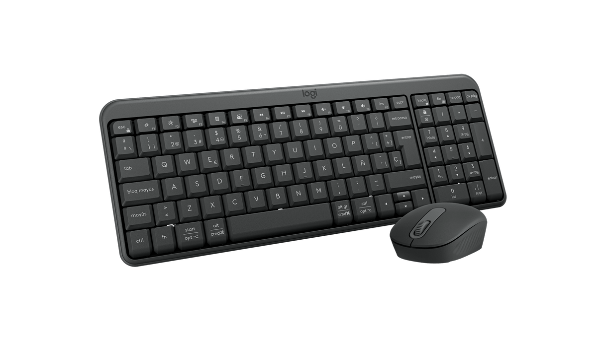 Combo Inalámbrico Teclado + Mouse Bluetooth MK250 Graphite – Modelo 920-013513 – Logitech