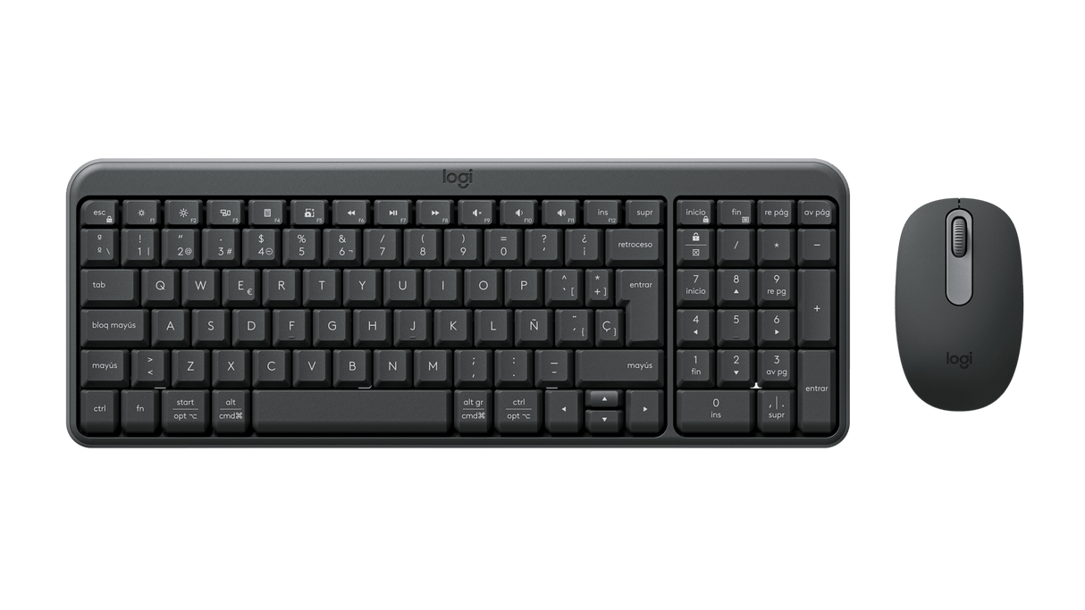 Combo Inalámbrico Teclado + Mouse Bluetooth MK250 Graphite – Modelo 920-013513 – Logitech